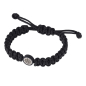 Preview: Ernstes Design, Herrenschmuck, Makramee Armband, Silk Wood, Edelstahl, A707